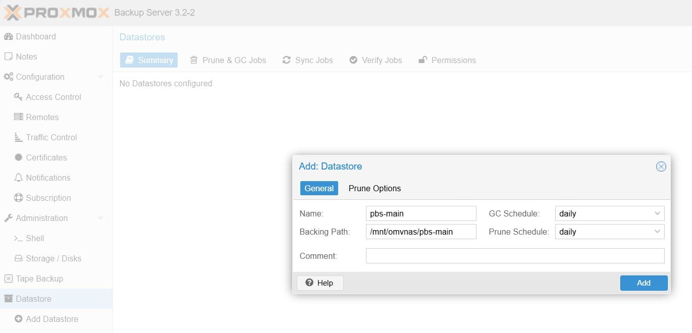 How to Install Proxmox Backup Server as a VM and backup to NAS